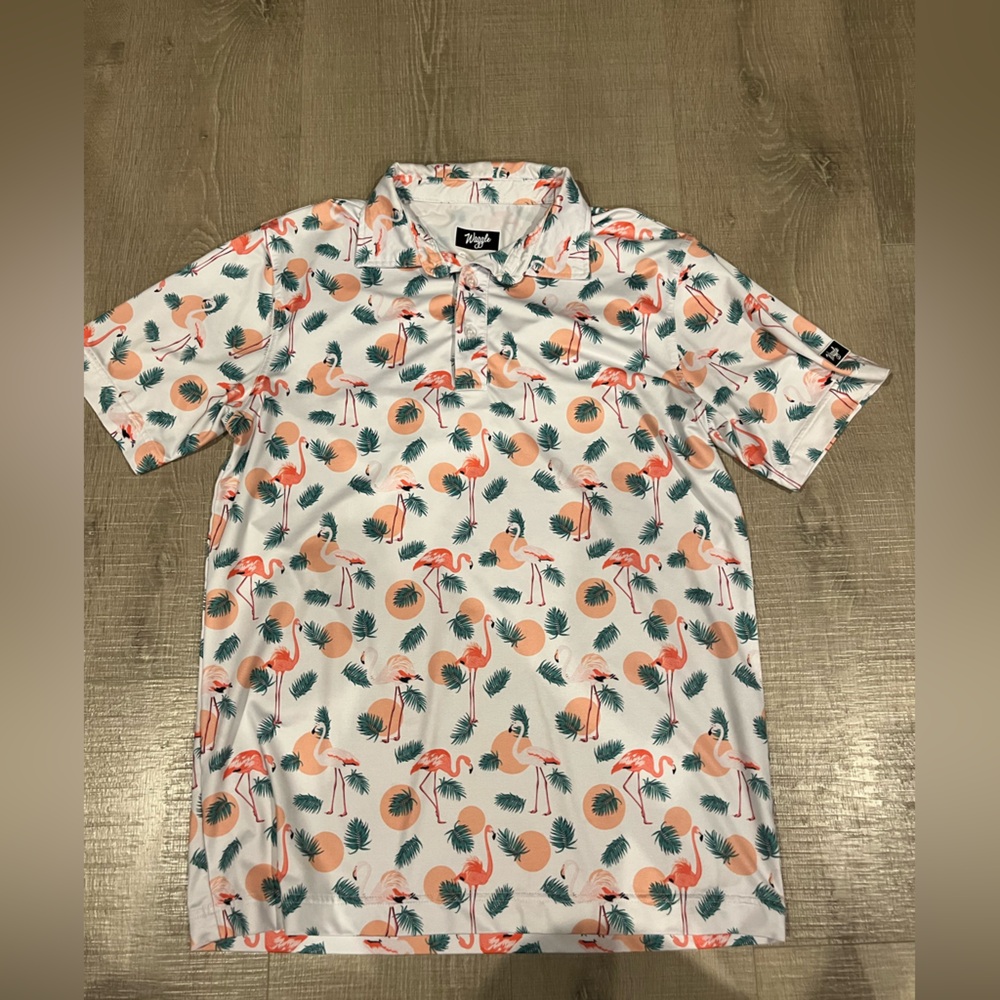 Waggle flamingo polo size S